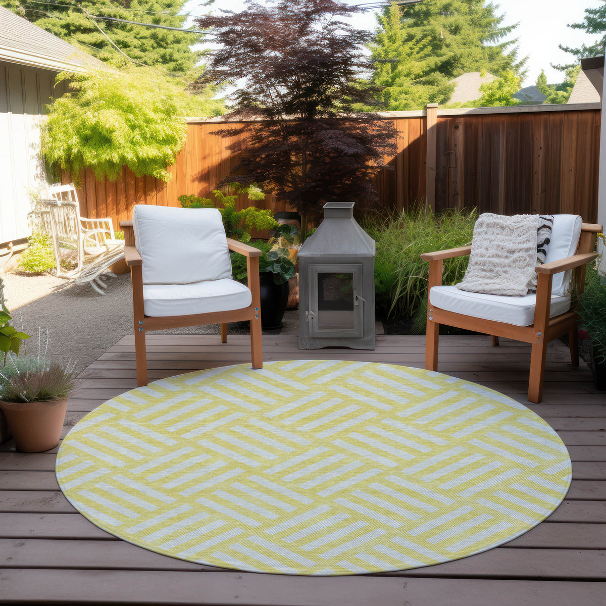 Addison Chantille ACN620 Yellow Rug