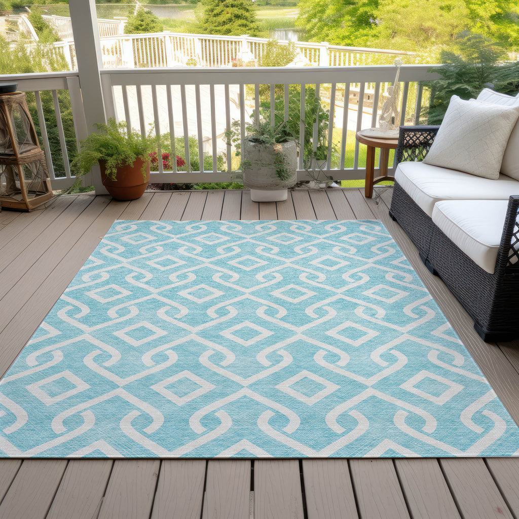 addison chantille acn621 aqua rug