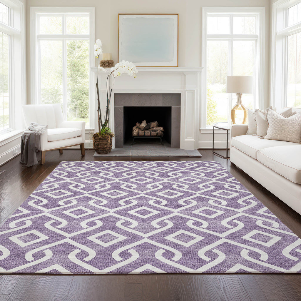 addison chantille acn621 purple rug