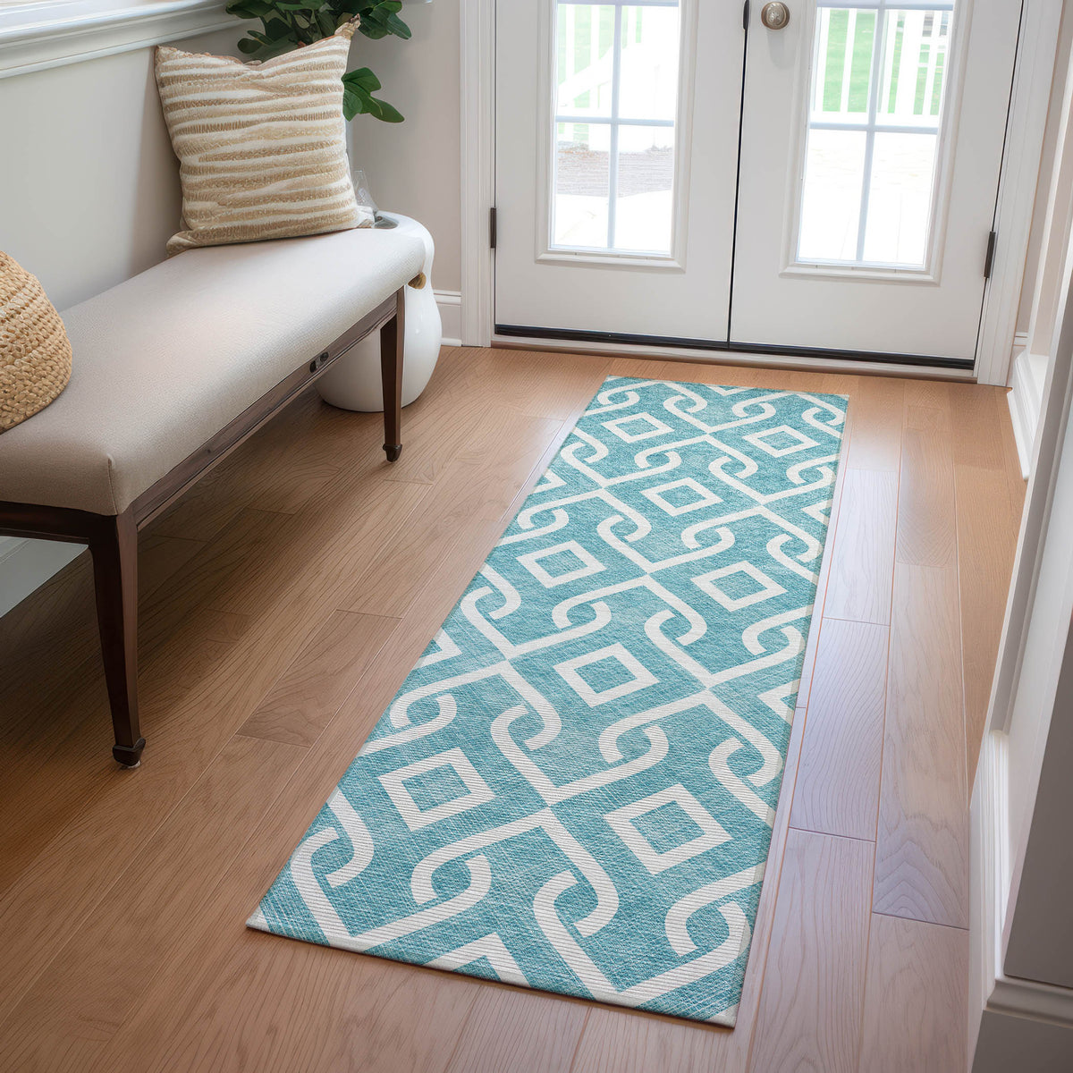 addison chantille acn621 teal rug