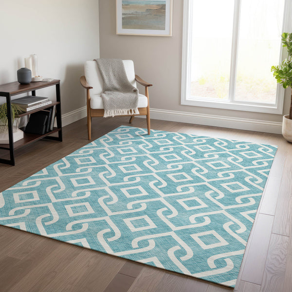 addison chantille acn621 teal rug