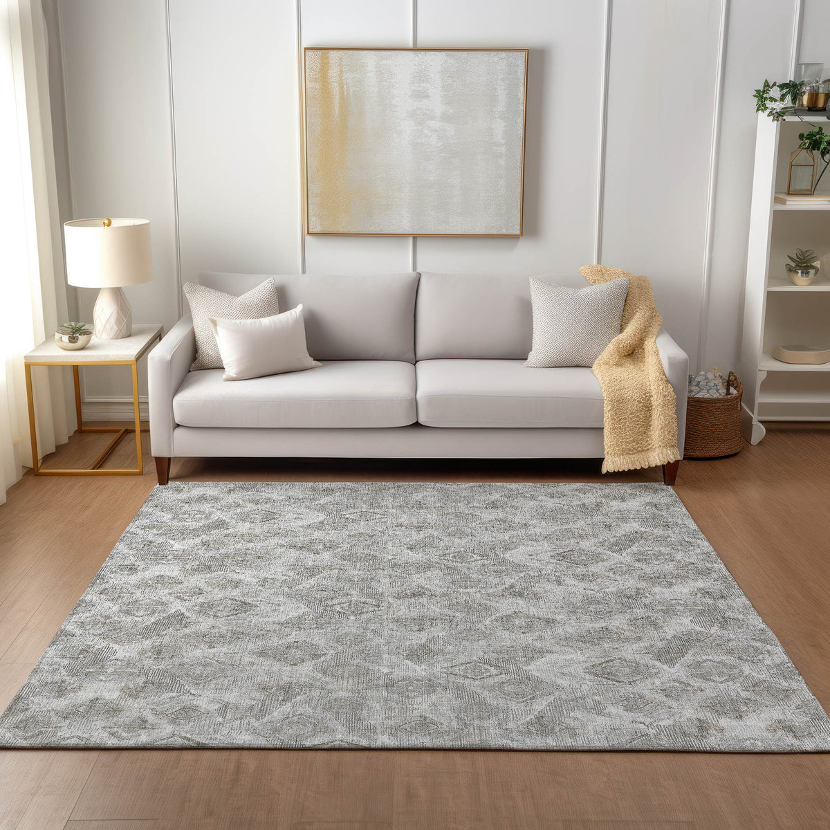 addison chantille acn622 silver rug