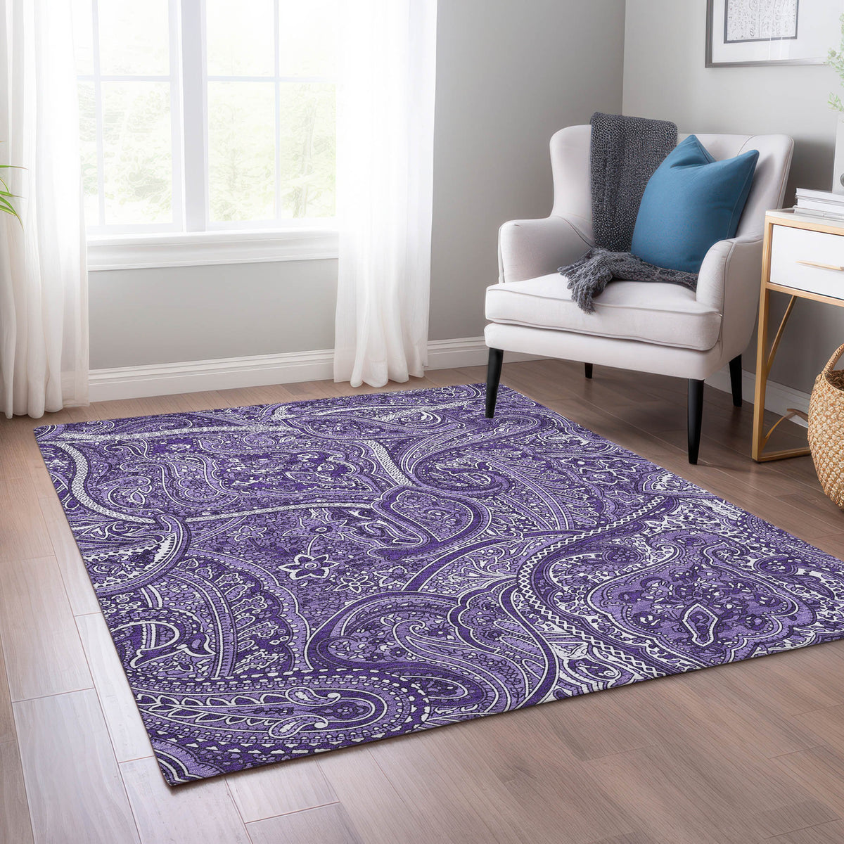 addison chantille acn623 purple rug