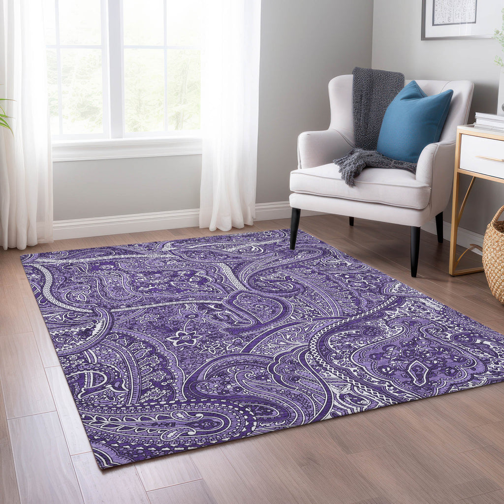 addison chantille acn623 purple rug