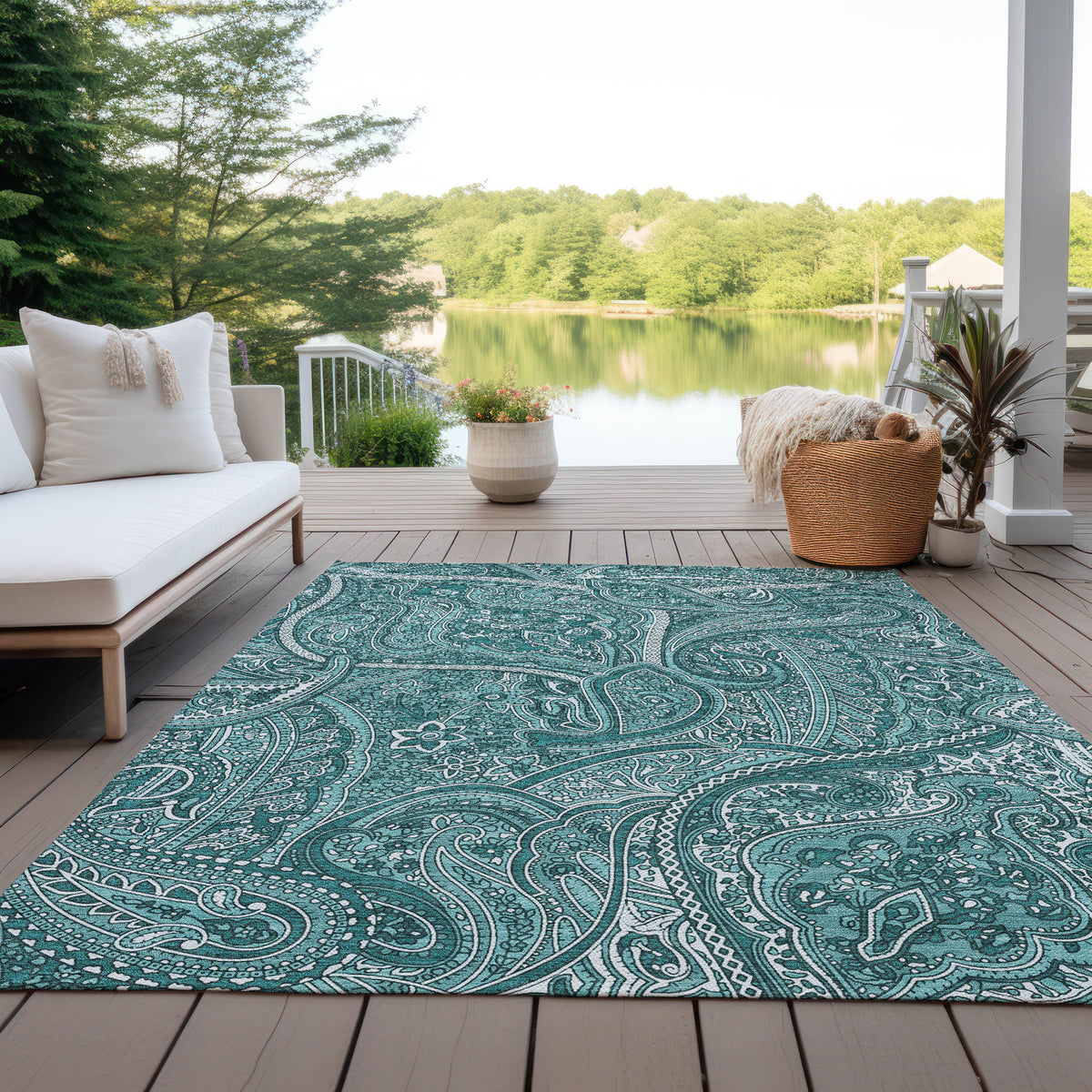 Addison Chantille ACN623 Teal Rug