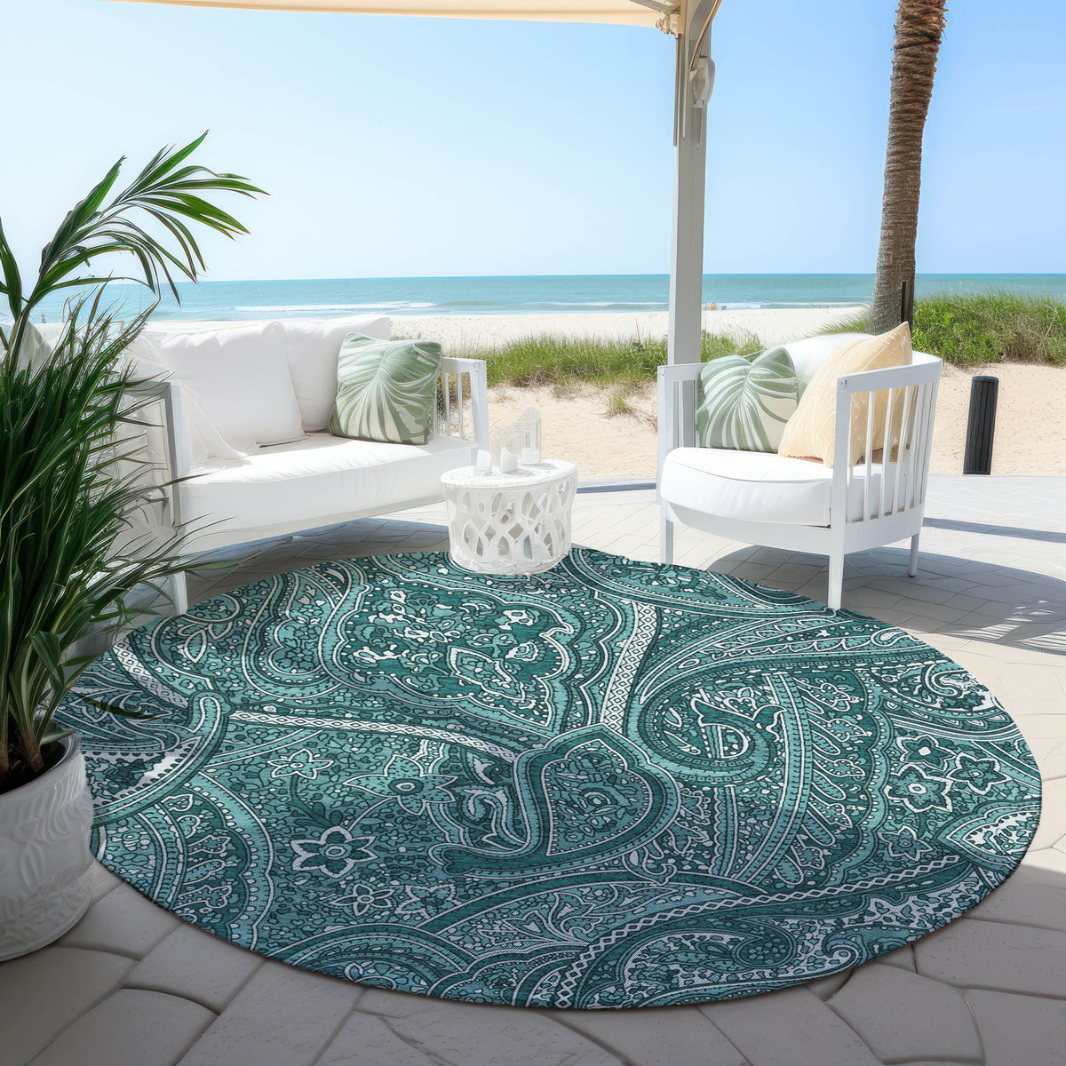 Addison Chantille ACN623 Teal Rug