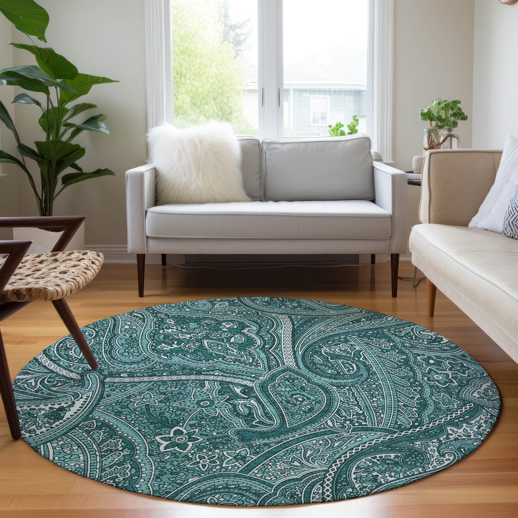 addison chantille acn623 teal rug