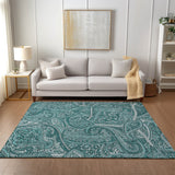 addison chantille acn623 teal rug