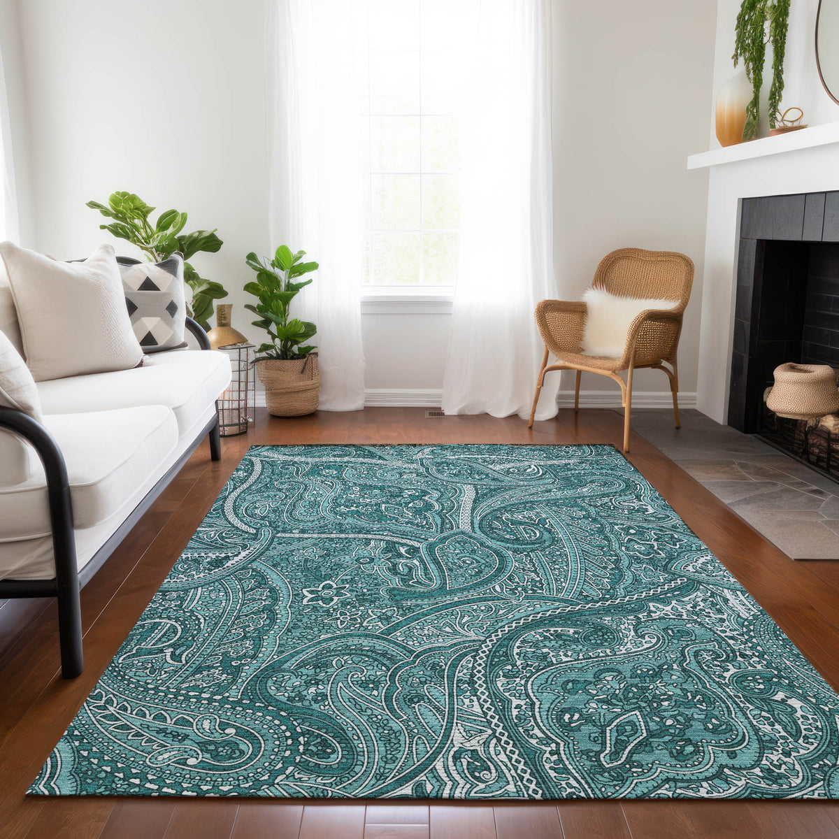 Addison Chantille ACN623 Teal Rug