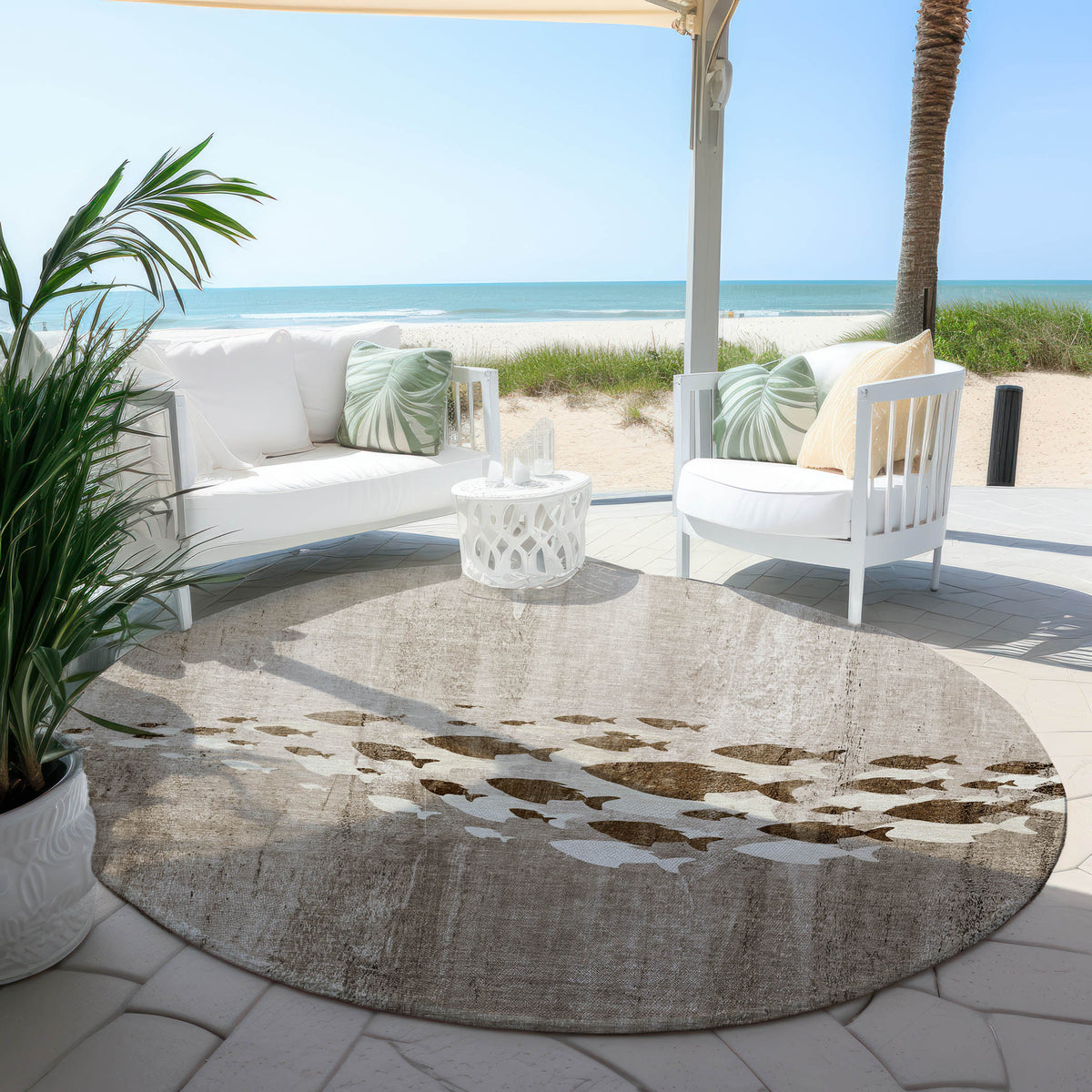 Addison Chantille ACN627 Taupe Rug