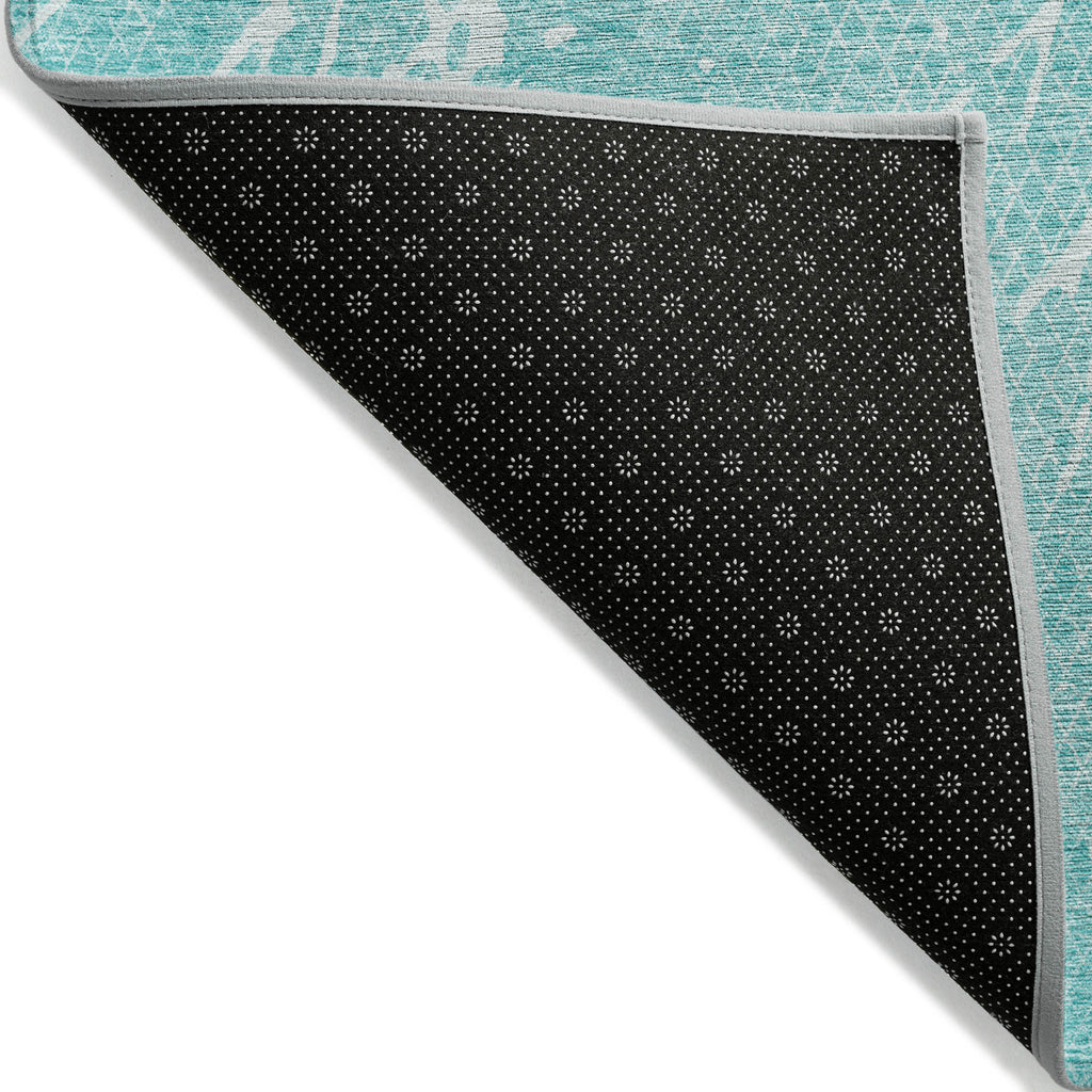 addison chantille acn628 teal rug