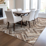 addison chantille acn630 brown rug