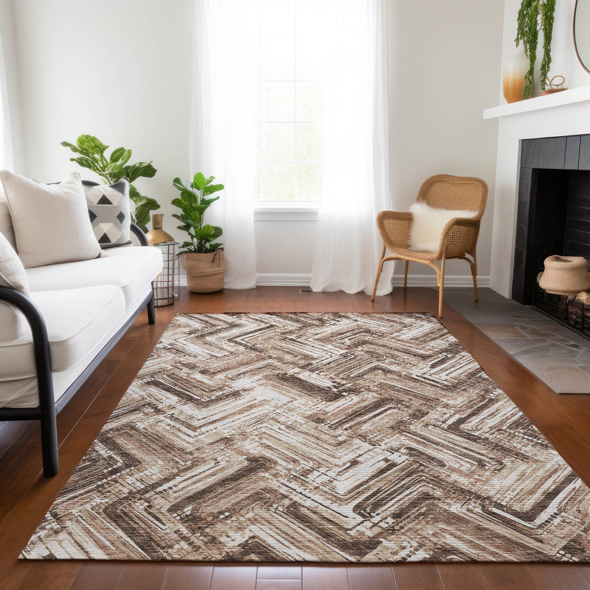 Addison Chantille ACN630 Brown Rug