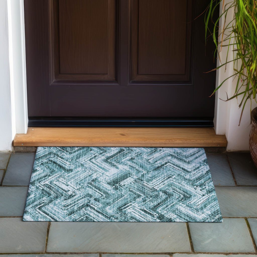 addison chantille acn630 teal rug