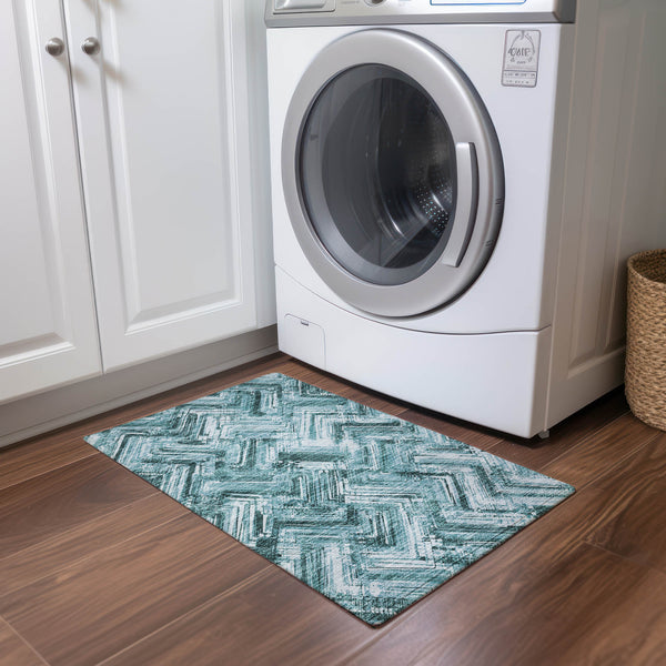 addison chantille acn630 teal rug