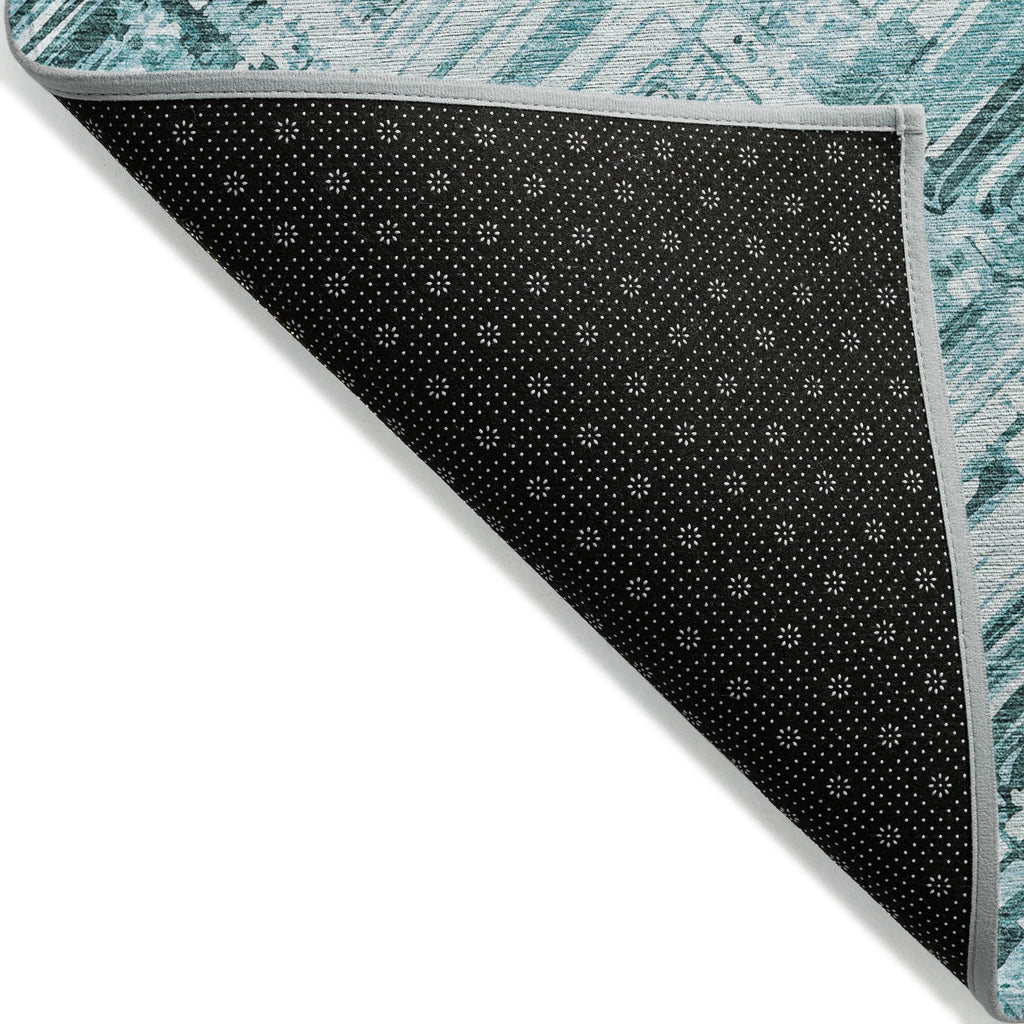 addison chantille acn630 teal rug