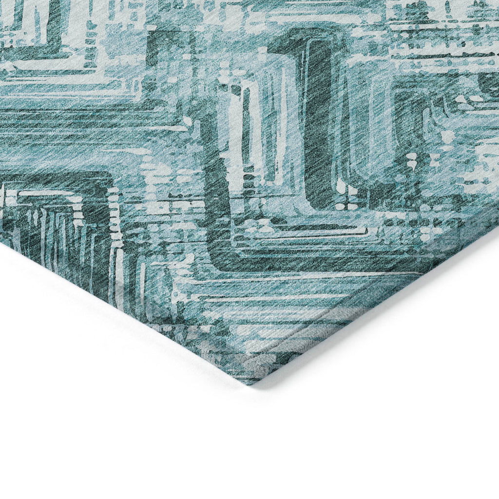 addison chantille acn630 teal rug