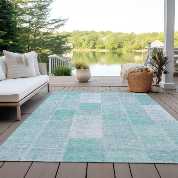 Addison Chantille ACN631 Aqua Rug