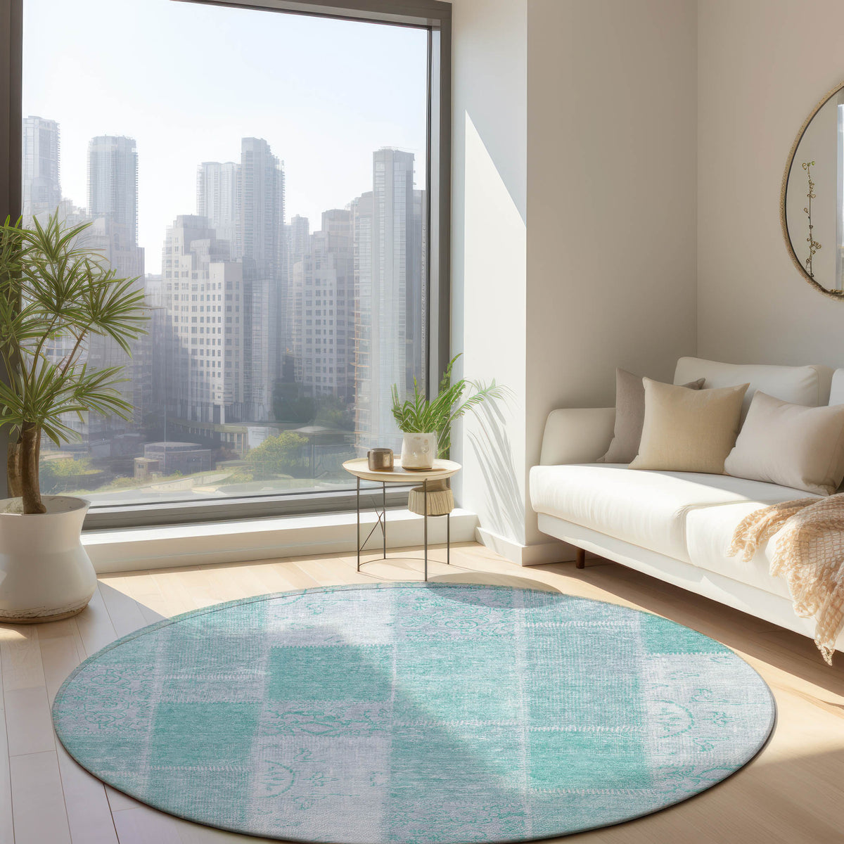 addison chantille acn631 aqua rug