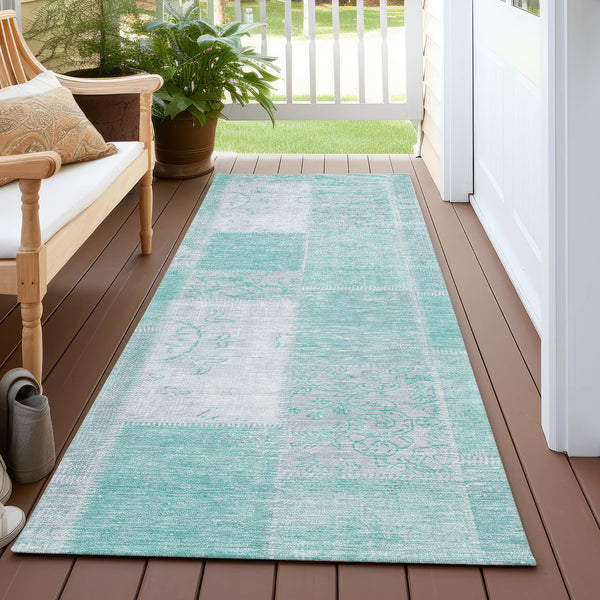 Addison Chantille ACN631 Aqua Rug
