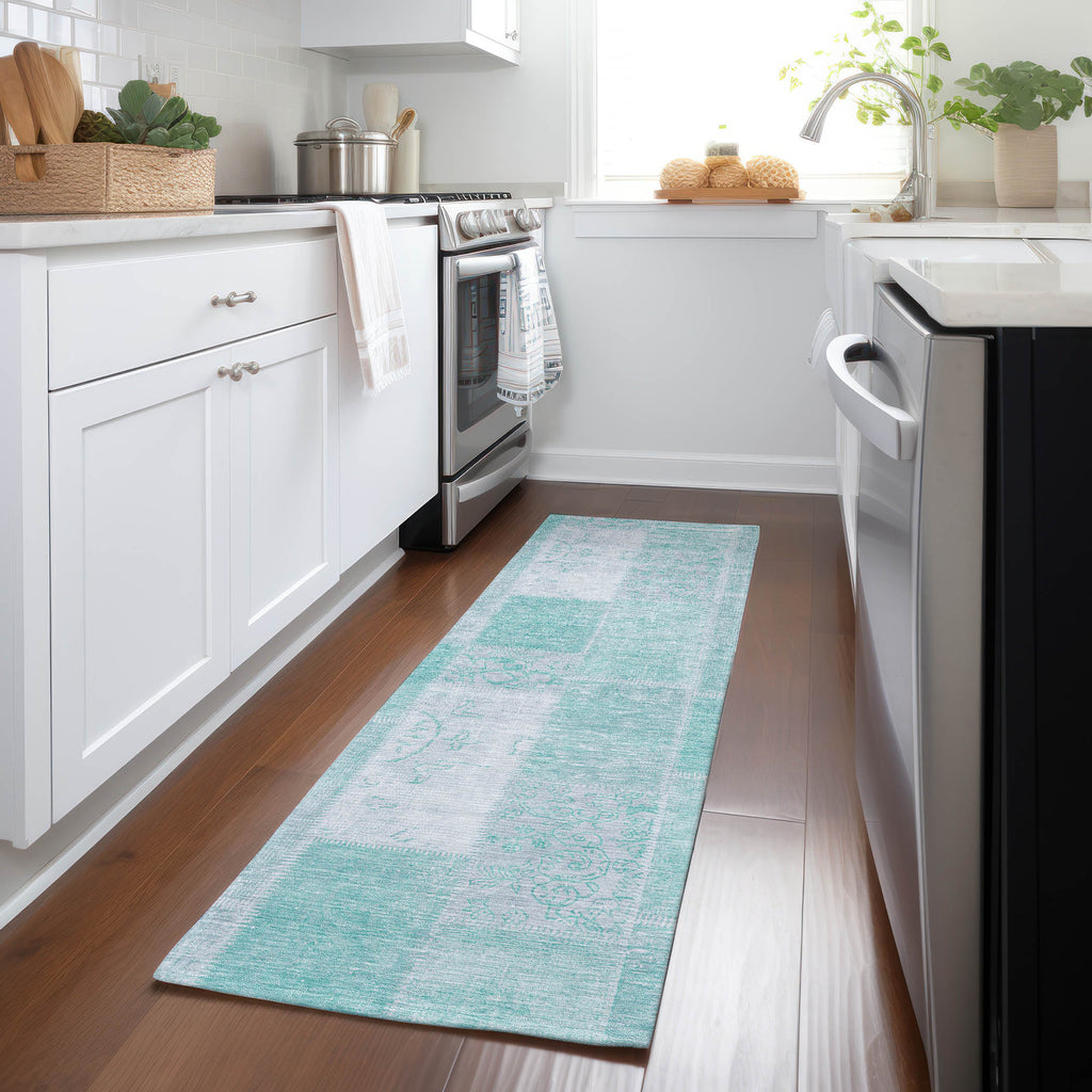 addison chantille acn631 aqua rug