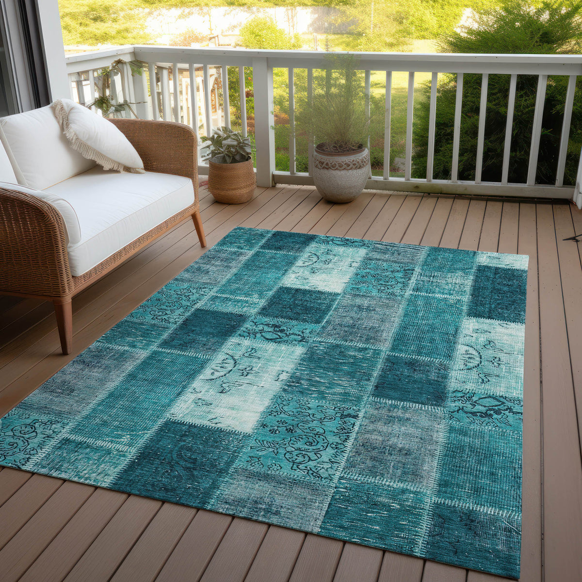 Addison Chantille ACN631 Teal Rug