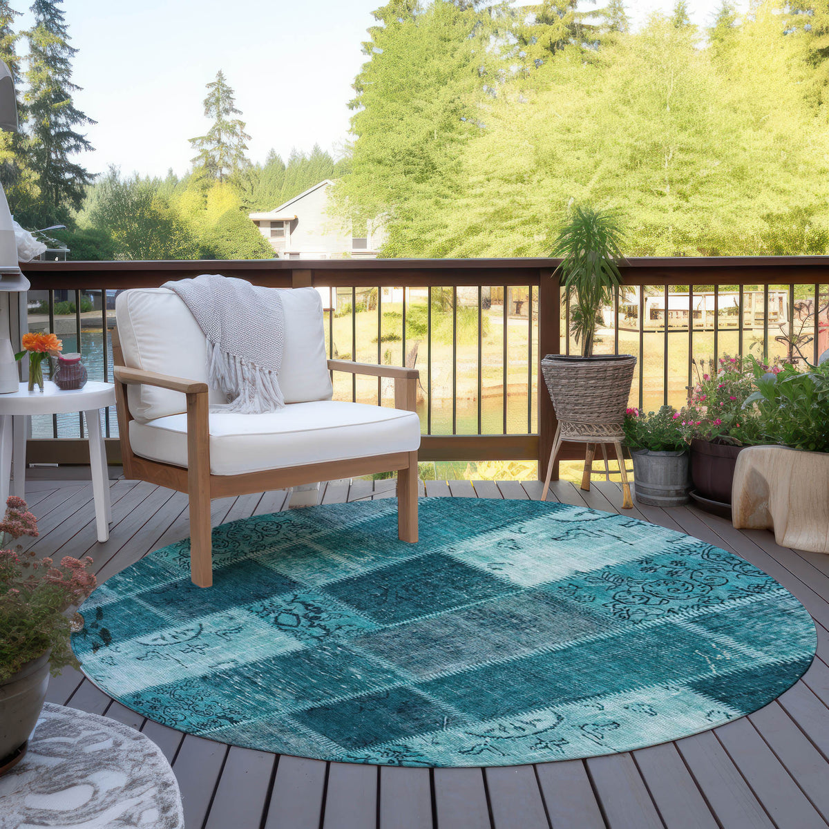 Addison Chantille ACN631 Teal Rug