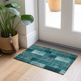addison chantille acn631 teal rug