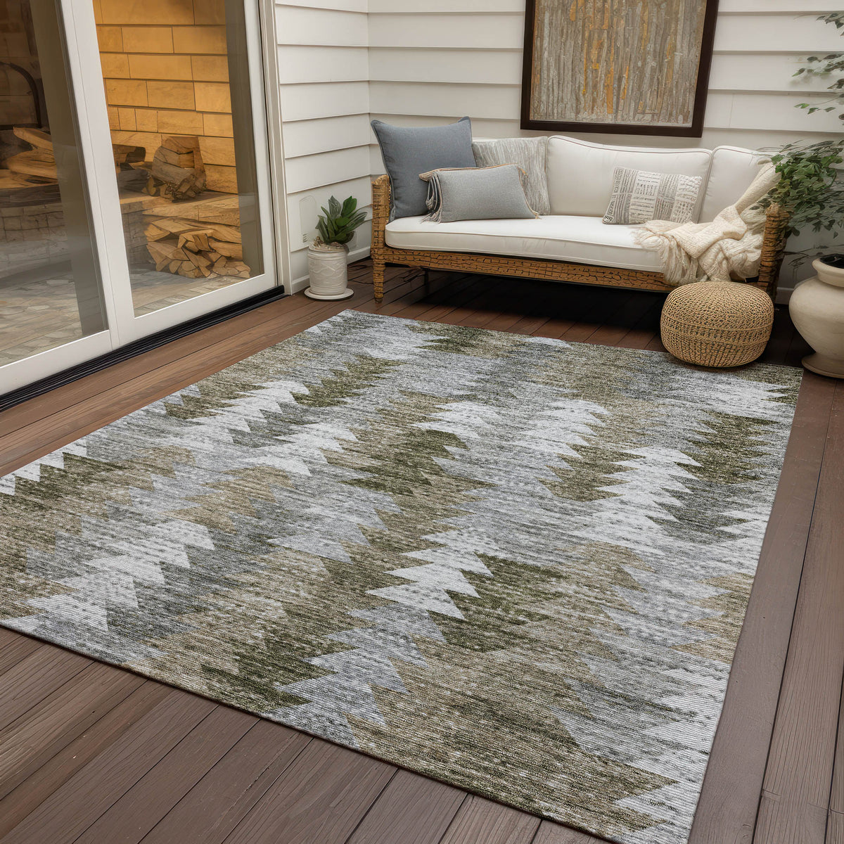 Addison Chantille ACN632 Brown Rug