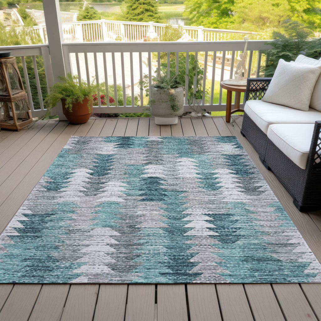 addison chantille acn632 teal rug