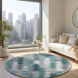 addison chantille acn632 teal rug