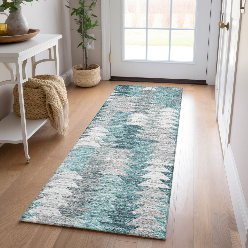 addison chantille acn632 teal rug