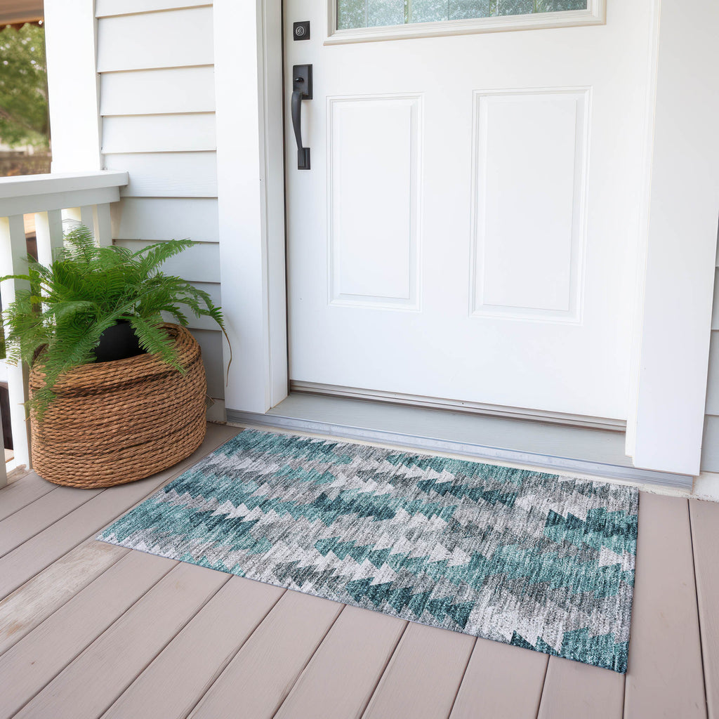 addison chantille acn632 teal rug