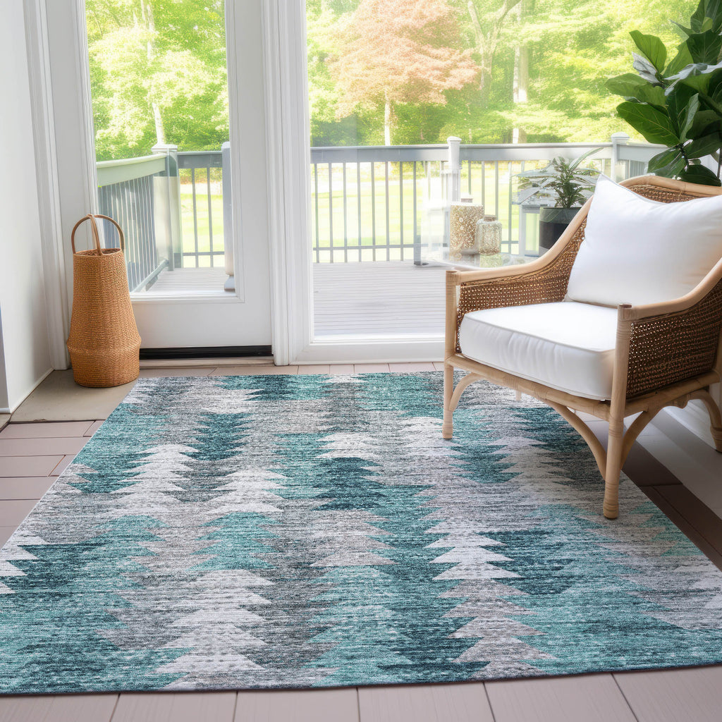 addison chantille acn632 teal rug
