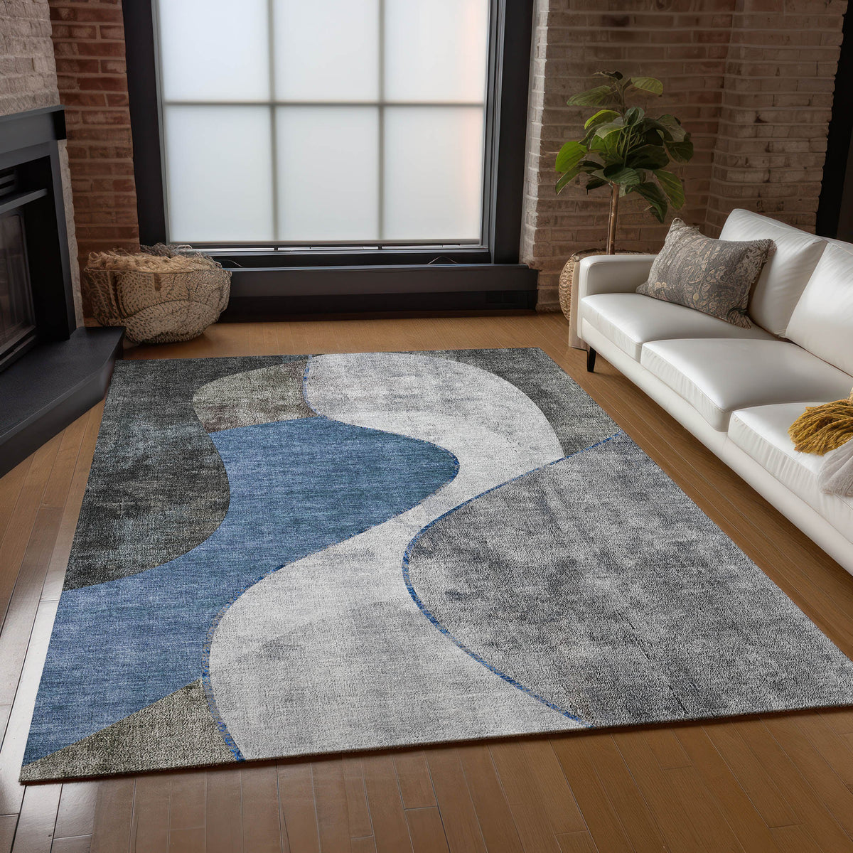 Addison Chantille ACN633 Blue Rug