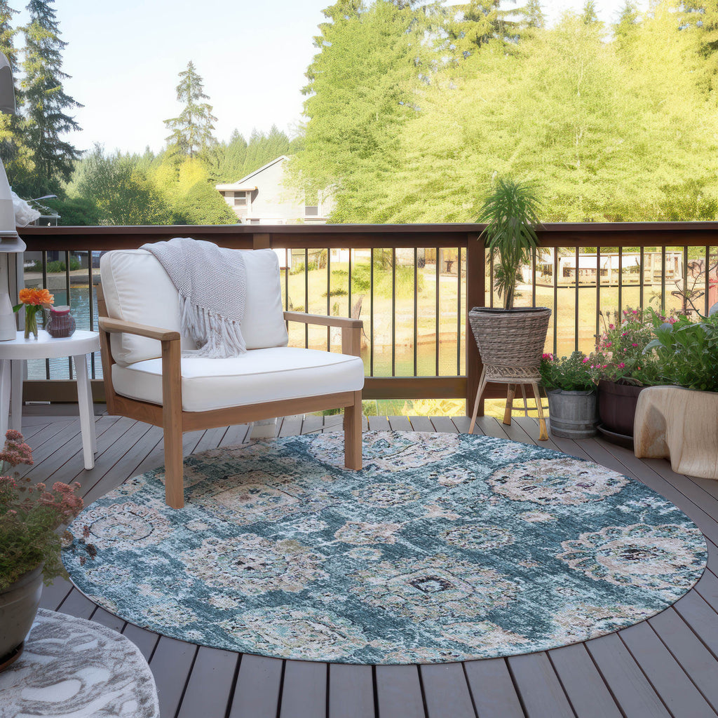 addison chantille acn634 teal rug