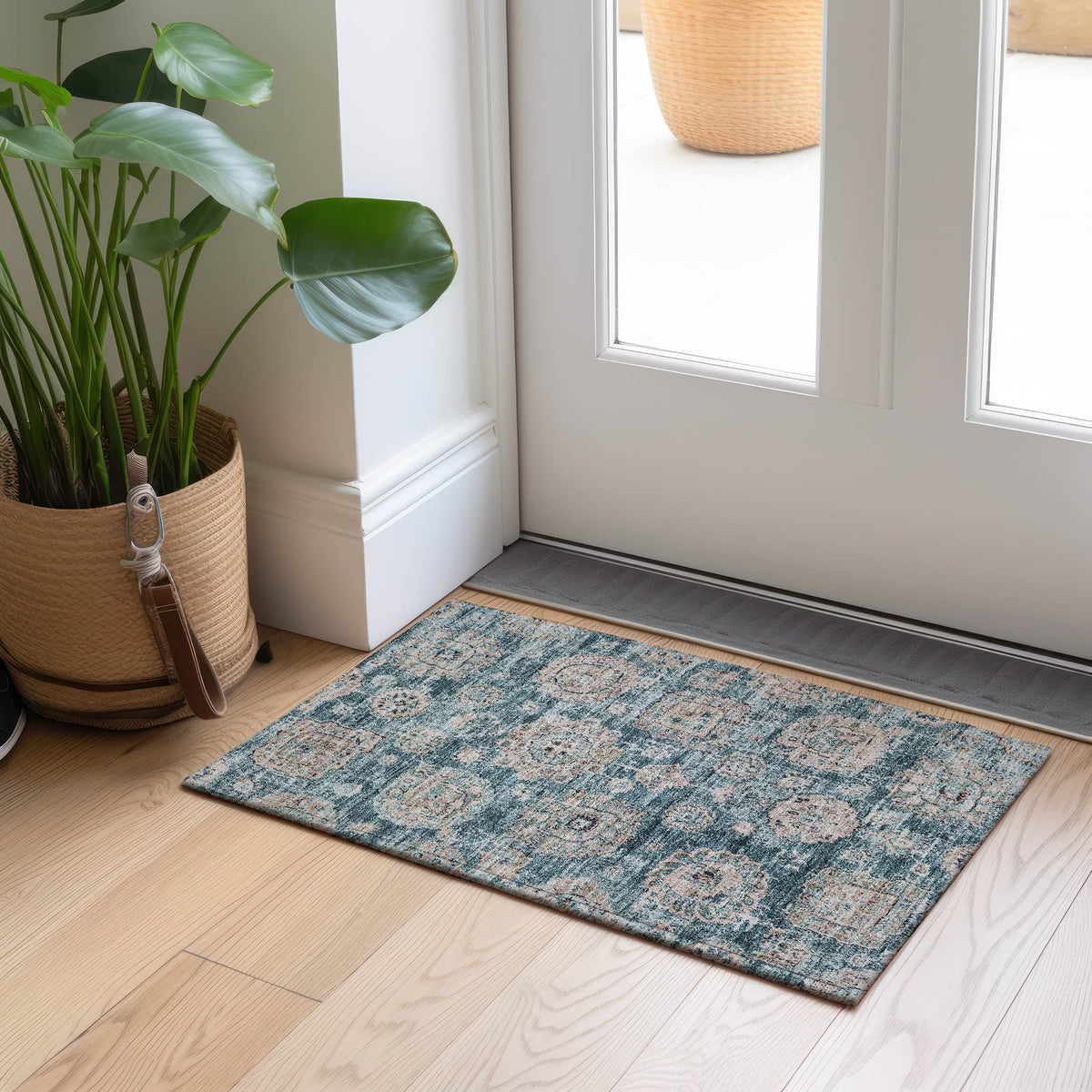 addison chantille acn634 teal rug