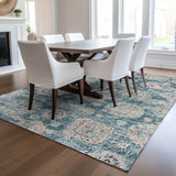 addison chantille acn634 teal rug
