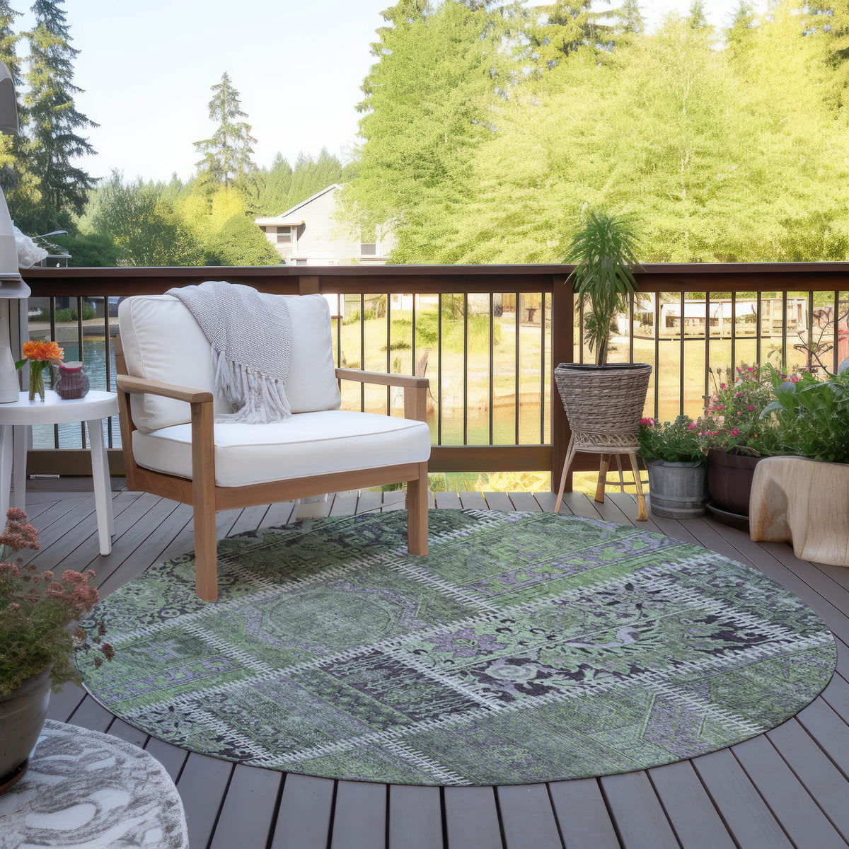 Addison Chantille ACN635 Green Rug