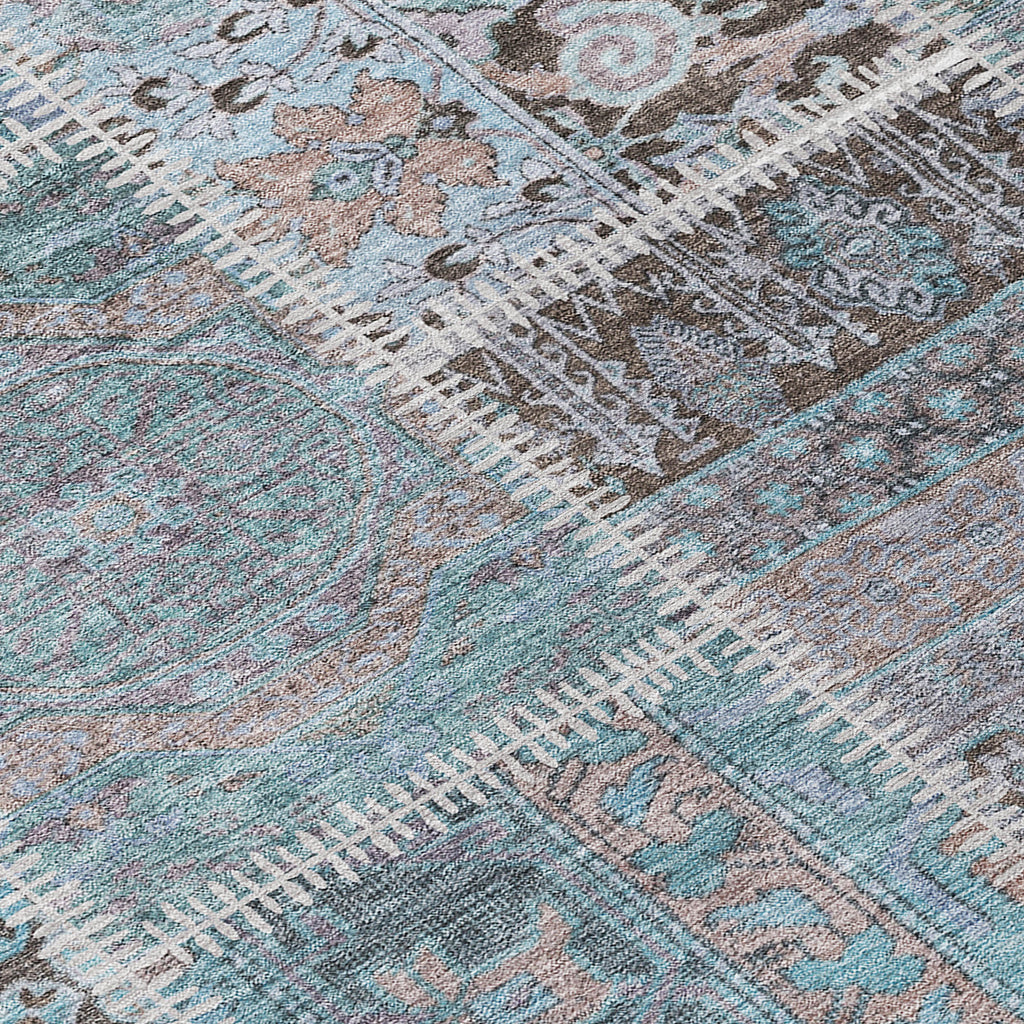 addison chantille acn635 teal rug