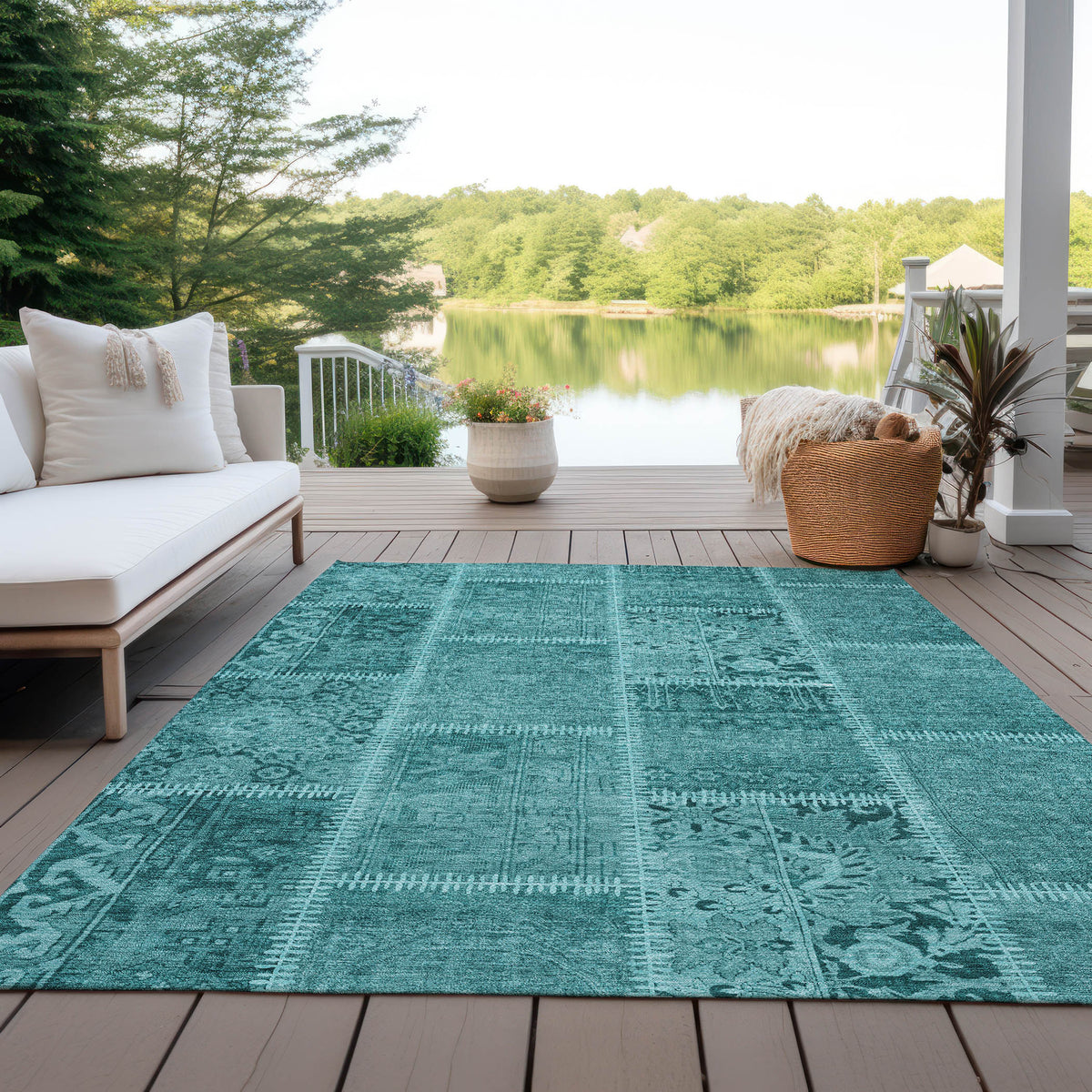Addison Chantille ACN635 Turquoise Rug