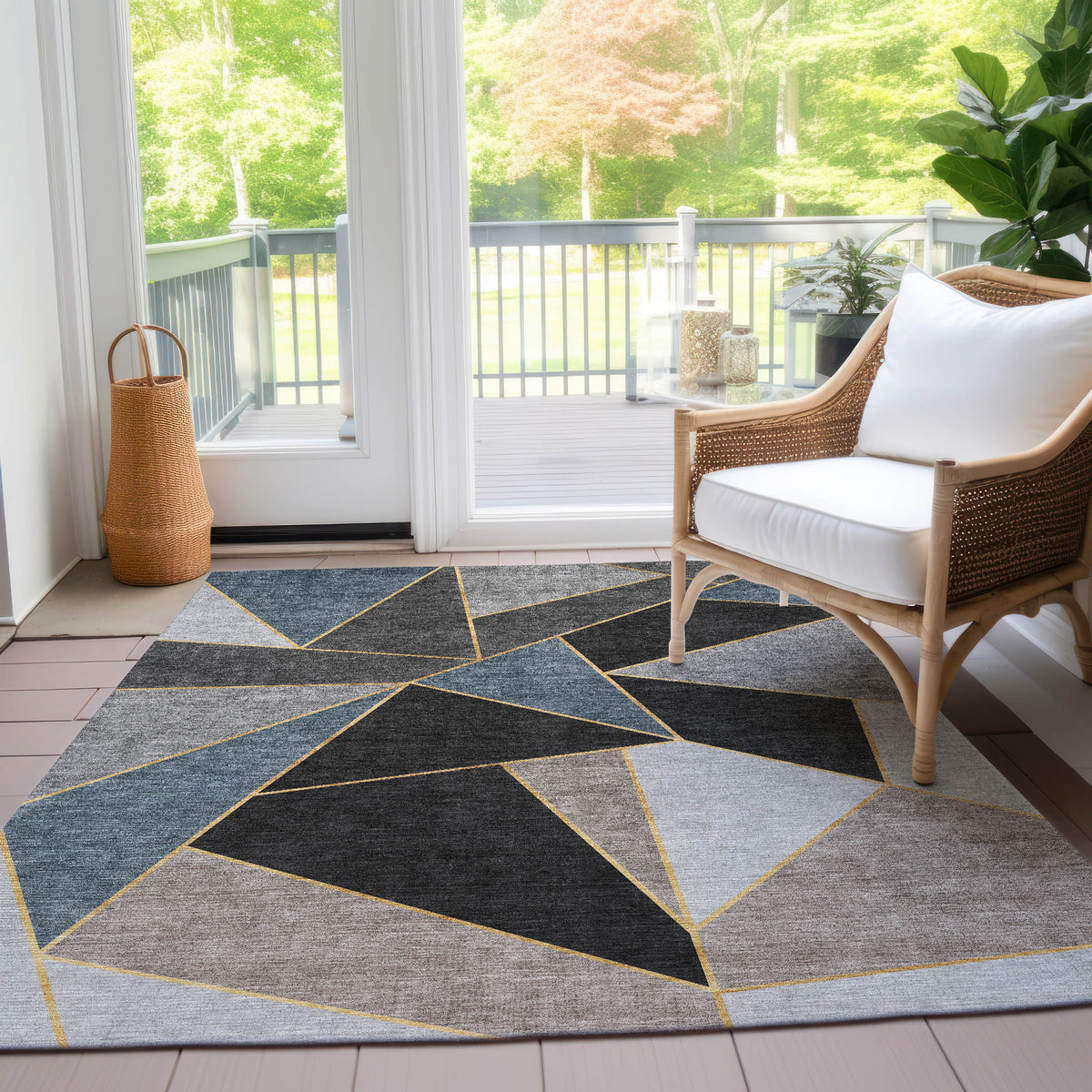 Addison Chantille ACN636 Blue Rug
