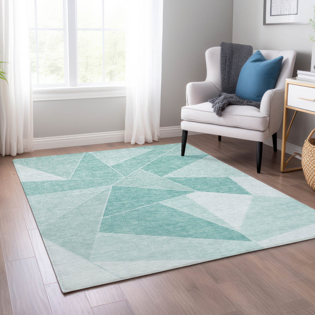 addison chantille acn636 teal rug