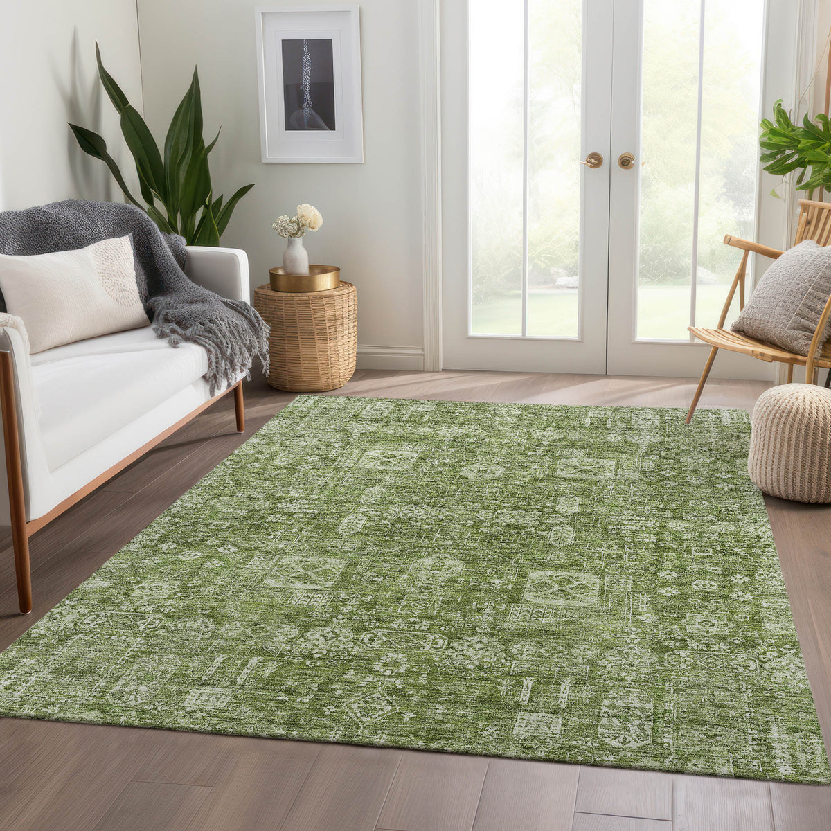 addison chantille acn637 aloe rug