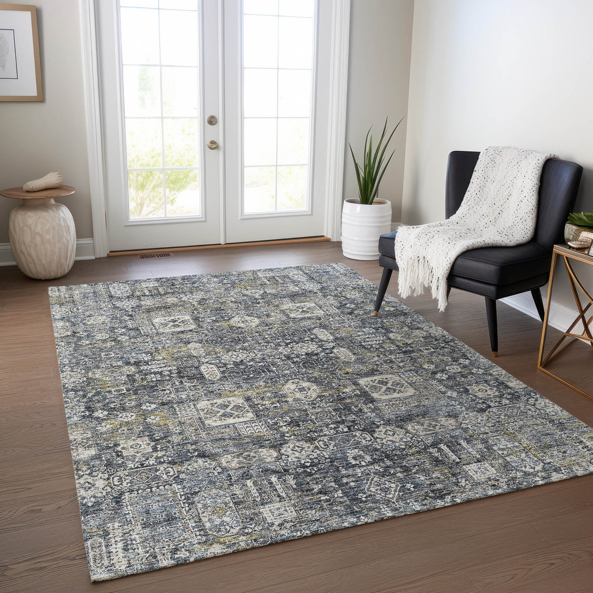 addison chantille acn637 charcoal rug