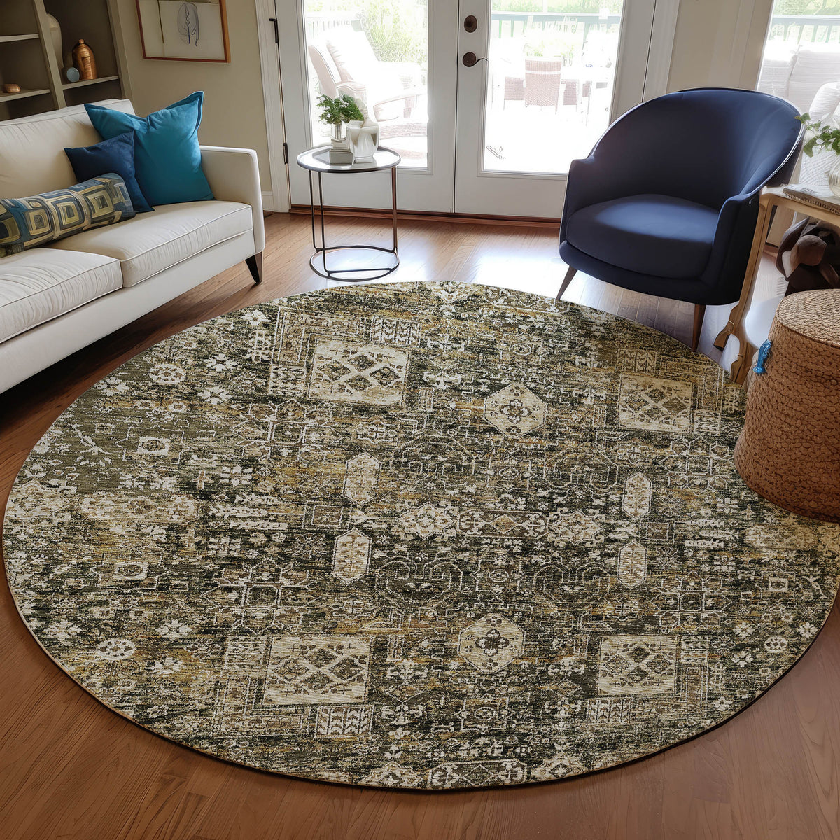 addison chantille acn637 coffee rug