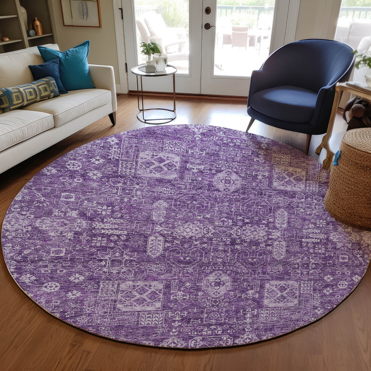 addison chantille acn637 purple rug