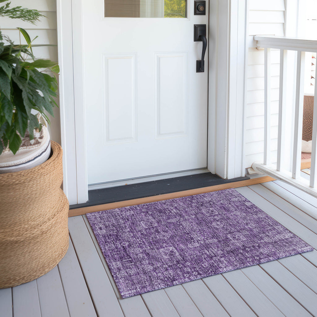addison chantille acn637 purple rug