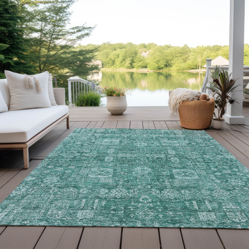 addison chantille acn637 teal rug