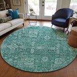 addison chantille acn637 teal rug
